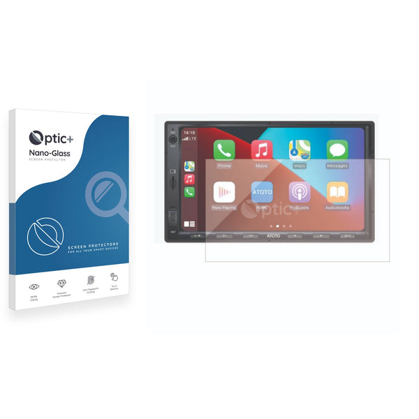 Optic+ Nano Glass Screen Protector for Atoto F7 WE