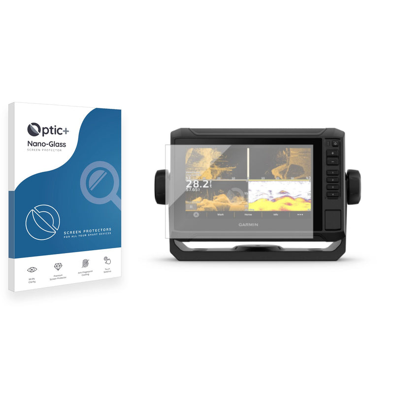 Optic+ Nano Glass Screen Protector for Garmin ECHOMAP UHD2 7