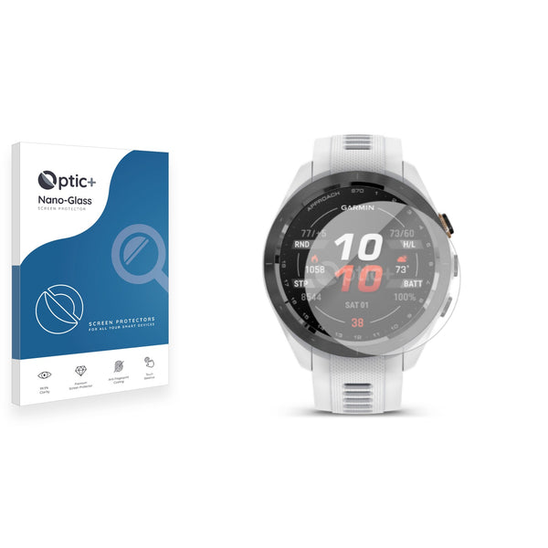 Optic+ Nano Glass Screen Protector for Garmin Approach S70 (42 mm)