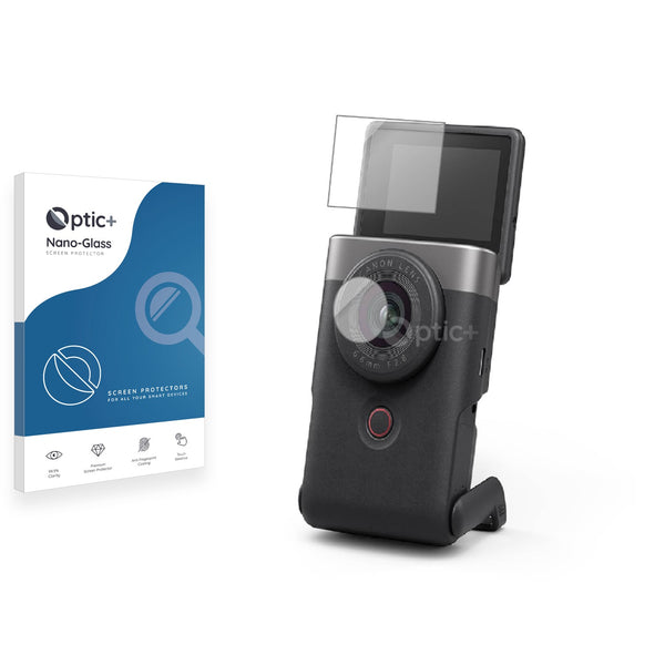 Optic+ Nano Glass Screen Protector for Canon PowerShot  V10 Vlog Camera