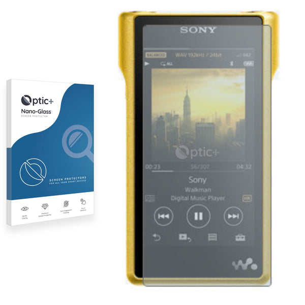 Optic+ Nano Glass Screen Protector for Sony Premium Walkman NW-WM1Z