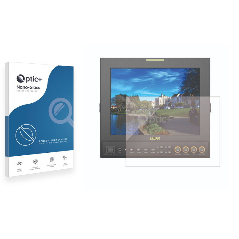 Optic+ Nano Glass Screen Protector for Lilliput 969A 9.7" Monitor