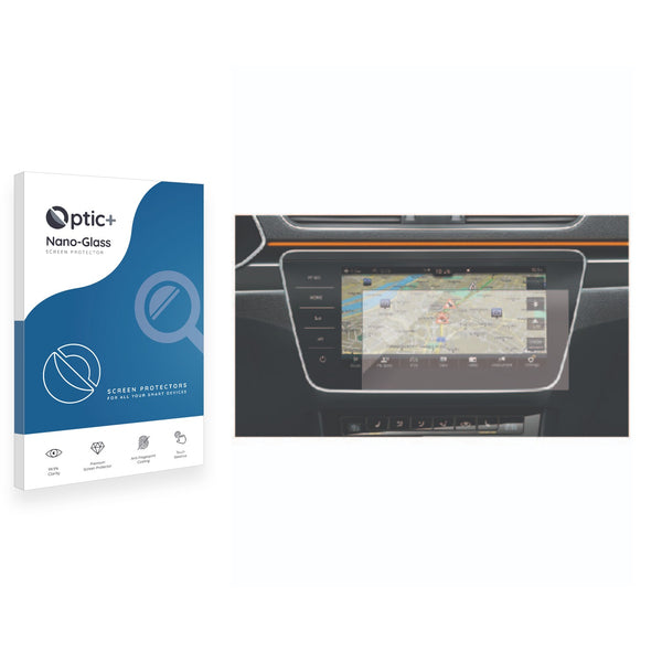 Optic+ Nano Glass Screen Protector for Skoda Infotainmentsystem Columbus Kodiaq 2018