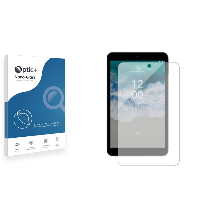 Optic+ Nano Glass Screen Protector for Nokia T10