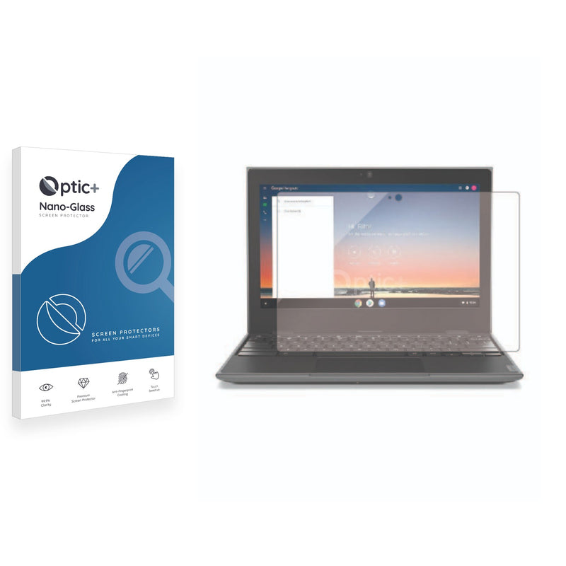 Optic+ Nano Glass Screen Protector for Lenovo 100e Chromebook (2. Generation)