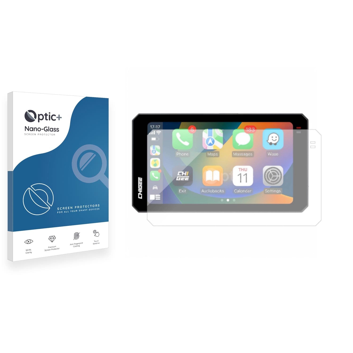 Optic+ Nano Glass Screen Protector for Chigee AIO-6 Max - ScreenShield