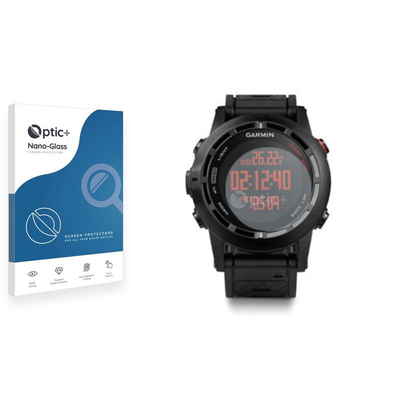 Optic+ Nano Glass Screen Protector for Garmin fenix 2