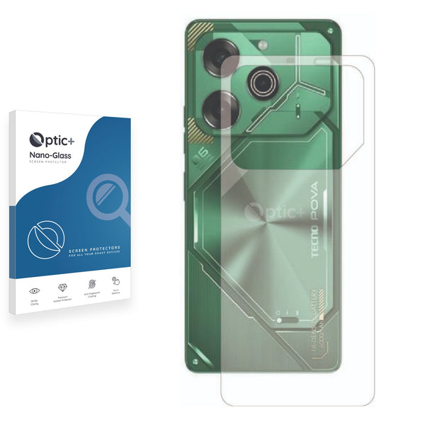 Optic+ Nano Glass Rear Protector for Tecno Pova 6 Pro (Back)