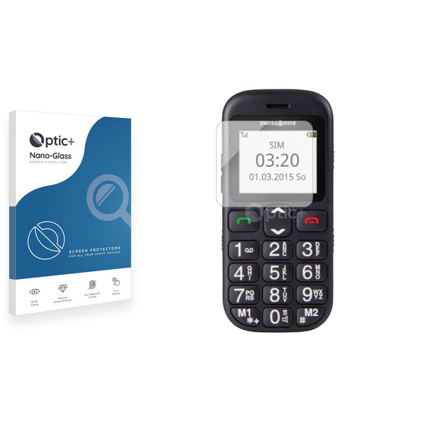 Optic+ Nano Glass Screen Protector for Swisstone BBM 320c