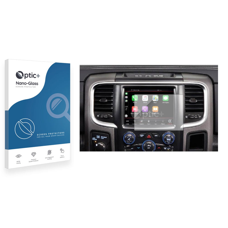 Optic+ Nano Glass Screen Protector for Uconnect 8.4 (Ram 1500 / 2500 / 3500 / Chassis Cab)