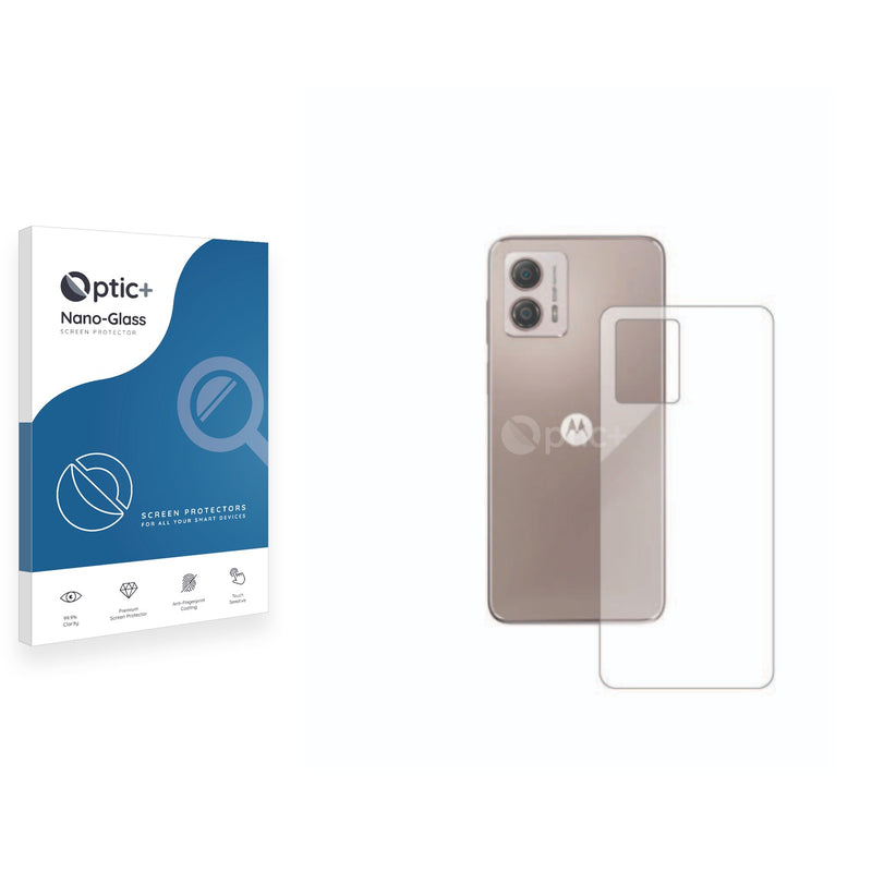 Optic+ Nano Glass Rear Protector for Motorola Moto G53 (Back)