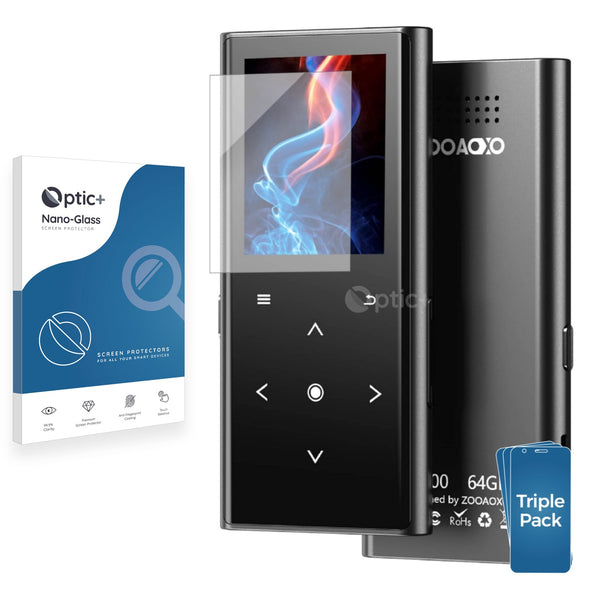 3pk Optic+ Nano Glass Screen Protectors for Zooaoxo M600- 128GB