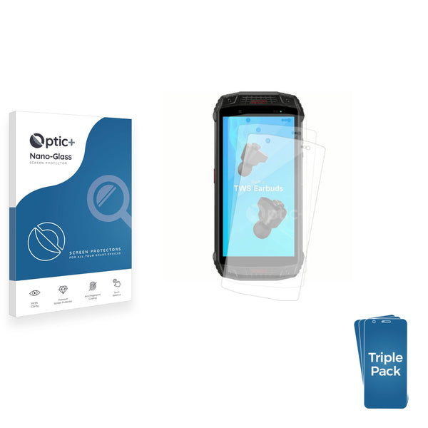 3-pack of Nano Glass screen protectors for Ulefone Armor 15