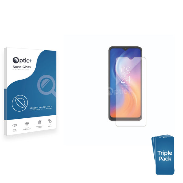 3pk Optic+ Nano Glass Screen Protectors for Tecno Spark 7P