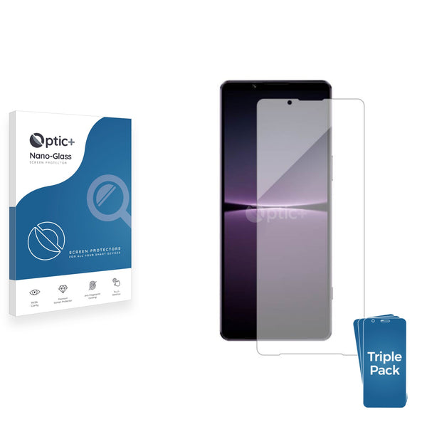 3pk Optic+ Nano Glass Screen Protectors for Sony Xperia 1 IV