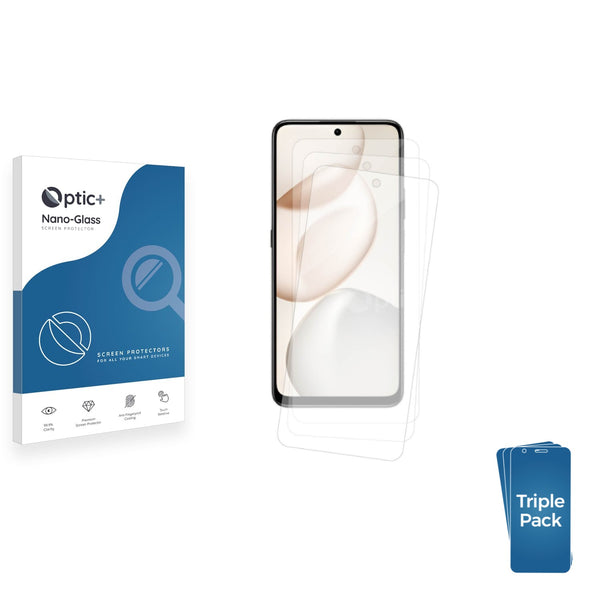 3-pack of Nano Glass screen protectors for Honor 400 Smart