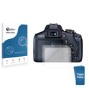 3-pack of Nano Glass screen protectors for Canon EOS 1500D