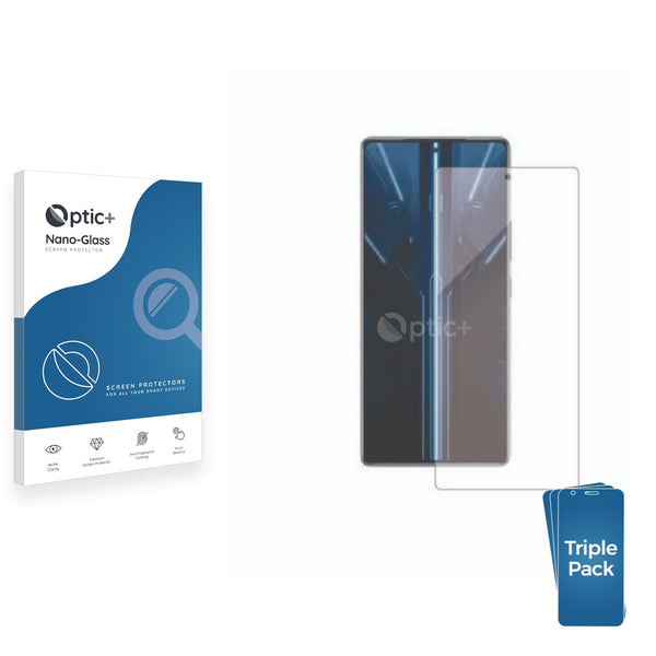 3pk Optic+ Nano Glass Screen Protectors for Infinix GT 20 Pro