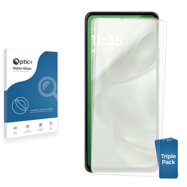 3-pack of Nano Glass screen protectors for Motorola Moto G Power (2025)