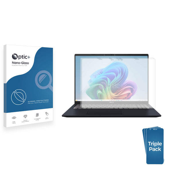 3-pack of Nano Glass screen protectors for ASUS Vivobook 16 X1607QA