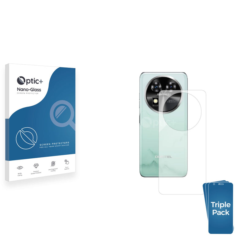 3pk of Nano Glass rear protectors for Oukitel C37