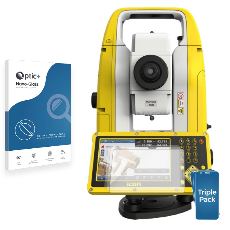 3-pack of Nano Glass screen protectors for Leica iCON ICB50