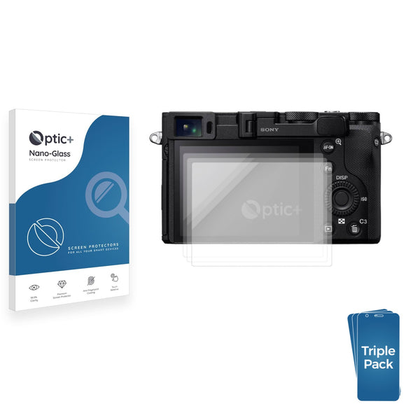 3-pack of Nano Glass screen protectors for Sony RX1R III