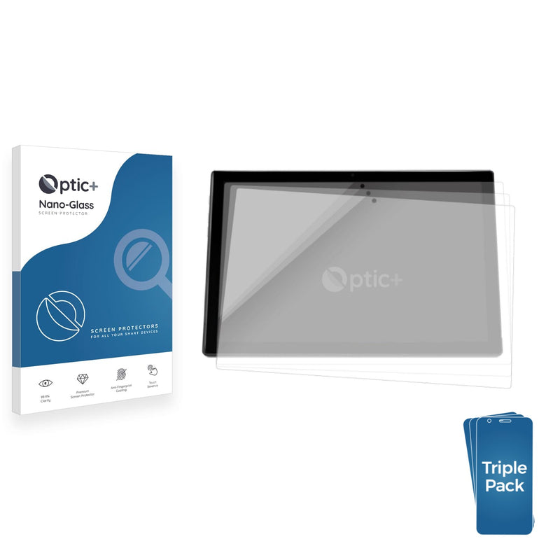 3-pack of Nano Glass screen protectors for KADYBE D105 10.1