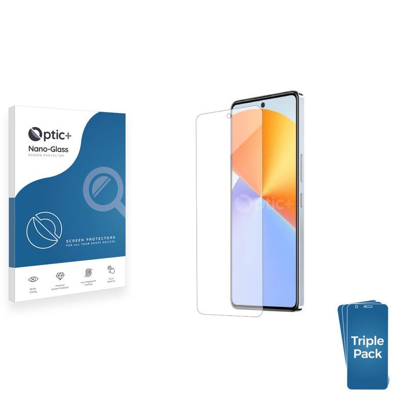 3pk Optic+ Nano Glass Screen Protectors for Infinix Note 30 VIP