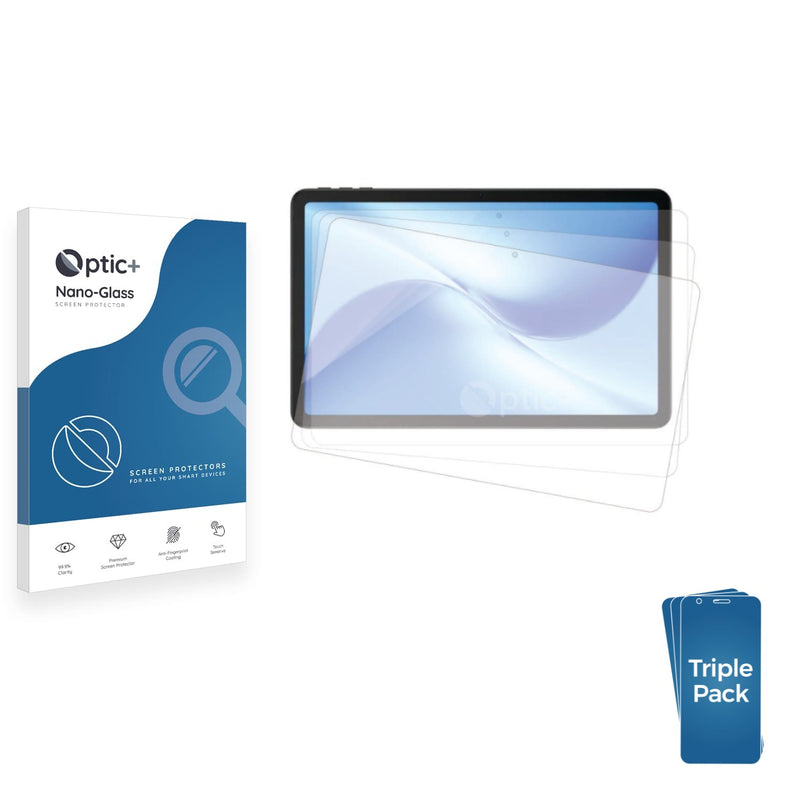 3-pack of Nano Glass screen protectors for Doogee U12