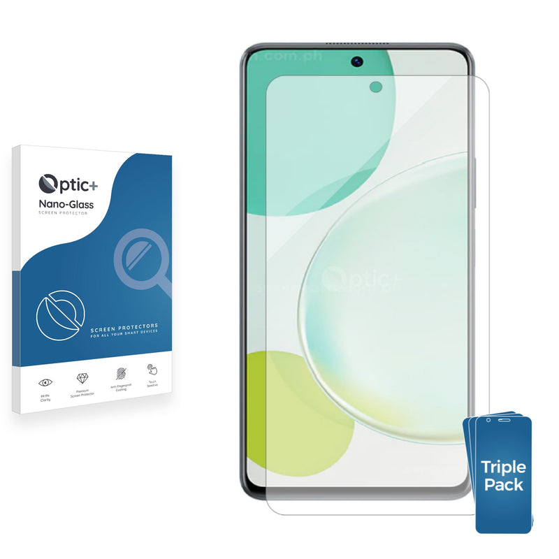 3pk Optic+ Nano Glass Screen Protectors for Huawei nova 11i