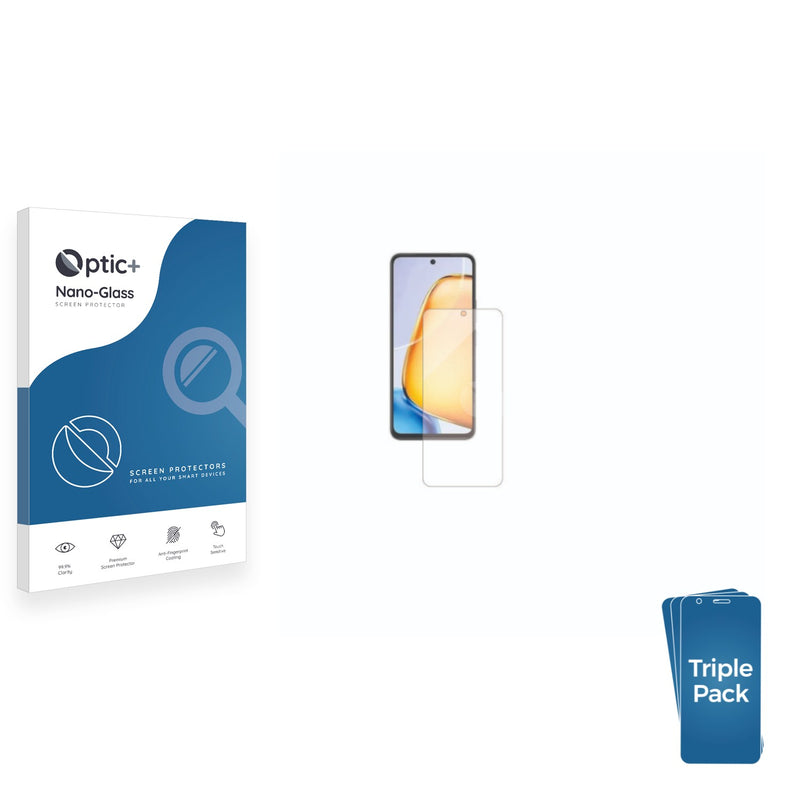 3pk Optic+ Nano Glass Screen Protectors for Vivo Y200i