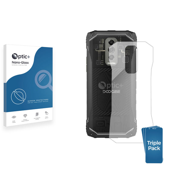 3pk of Nano Glass rear protectors for Doogee Blade 10 Ultra