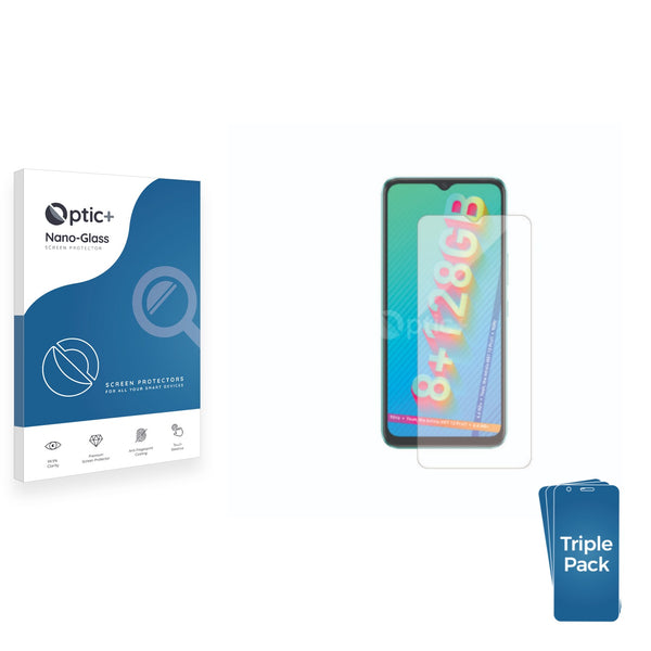 3pk Optic+ Nano Glass Screen Protectors for Infinix Hot 12 Pro