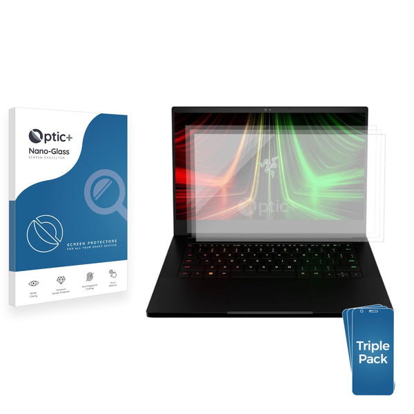 3-pack of Nano Glass screen protectors for Razer Blade 14 2025