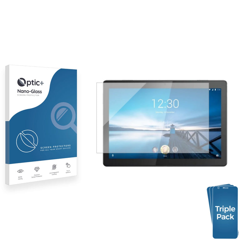 3pk Optic+ Nano Glass Screen Protectors for Majestic TAB-714