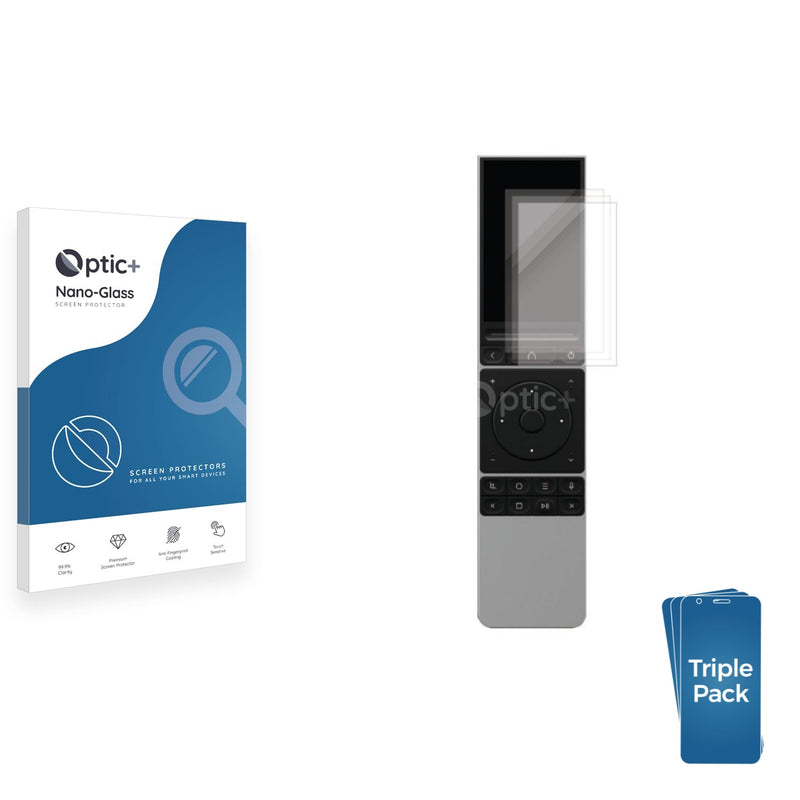 3-pack of Nano Glass screen protectors for Unfolded Circle Remote 3