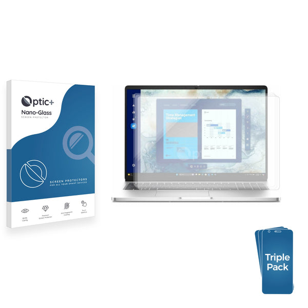 3-pack of Nano Glass screen protectors for Dell Pro 16 PC16250