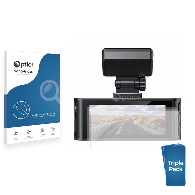 3-pack of Nano Glass screen protectors for Redtiger F7NP