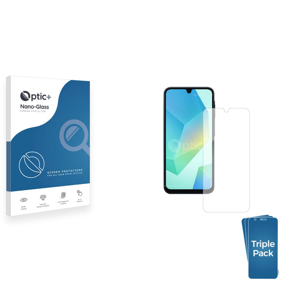 3-pack of Nano Glass screen protectors for Samsung Galaxy A16