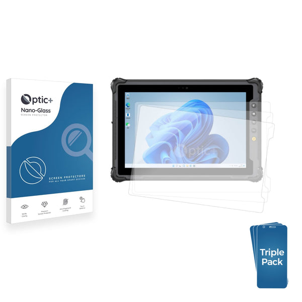 3-pack of Nano Glass screen protectors for onerugged W10 J