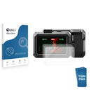 3-pack of Nano Glass screen protectors for GoPro Mission 1 Pro Grip