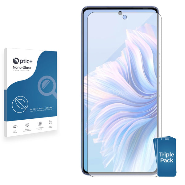 3pk Optic+ Nano Glass Screen Protectors for Tecno Spark 20 Pro