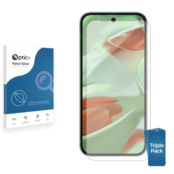 3-pack of Nano Glass screen protectors for Google Pixel 9