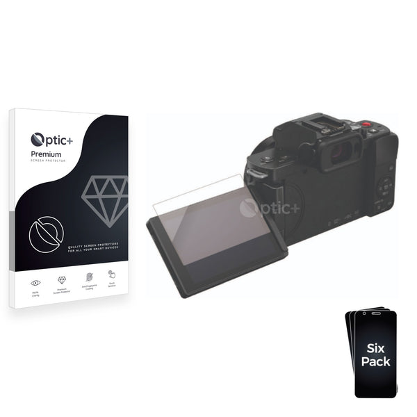 6pk Optic+ Premium Film Screen Protectors for Panasonic Lumix DC-G100D