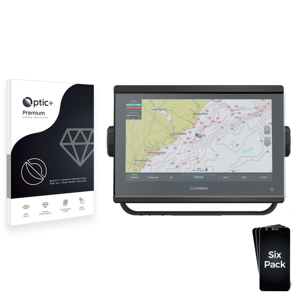 6pk Optic+ Premium Film Screen Protectors for Garmin GPSMAP 923