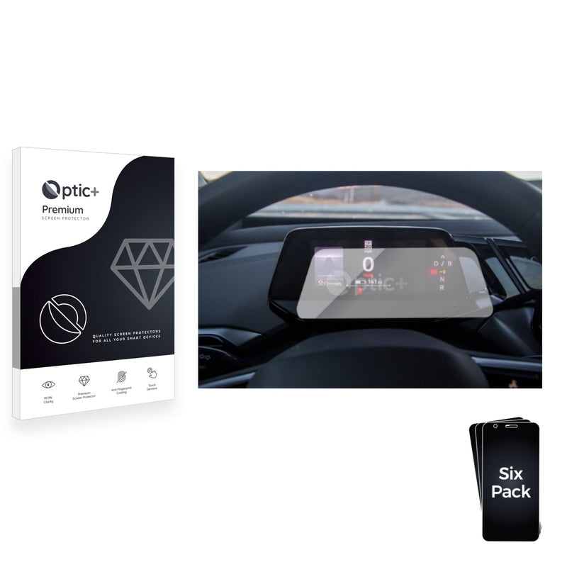 6pk Optic+ Premium Film Screen Protectors for Volkswagen ID.4 Discover Pro 10