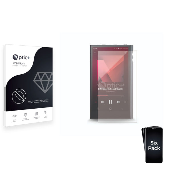 6pk Optic+ Premium Film Screen Protectors for Astell&Kern A&ultima SP3000