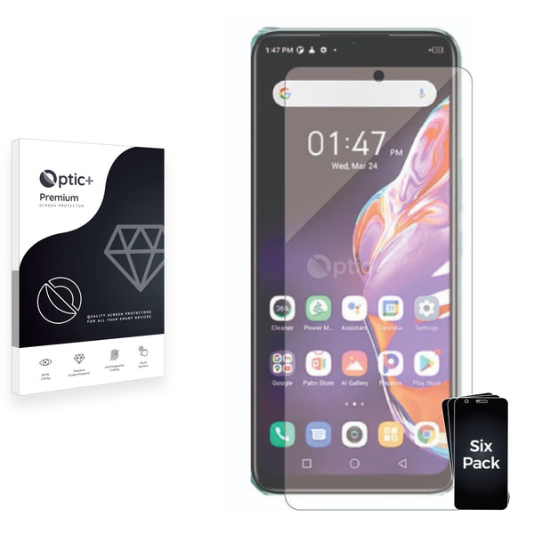 6pk Optic+ Premium Film Screen Protectors for Infinix Hot 10s