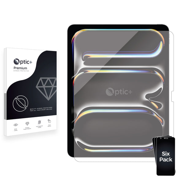 6pk Optic+ Premium Film Screen Protectors for Apple iPad Pro 13" 2024